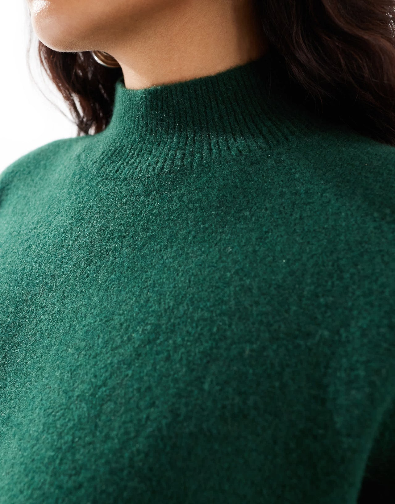 & Other Stories crew neck jumper in green