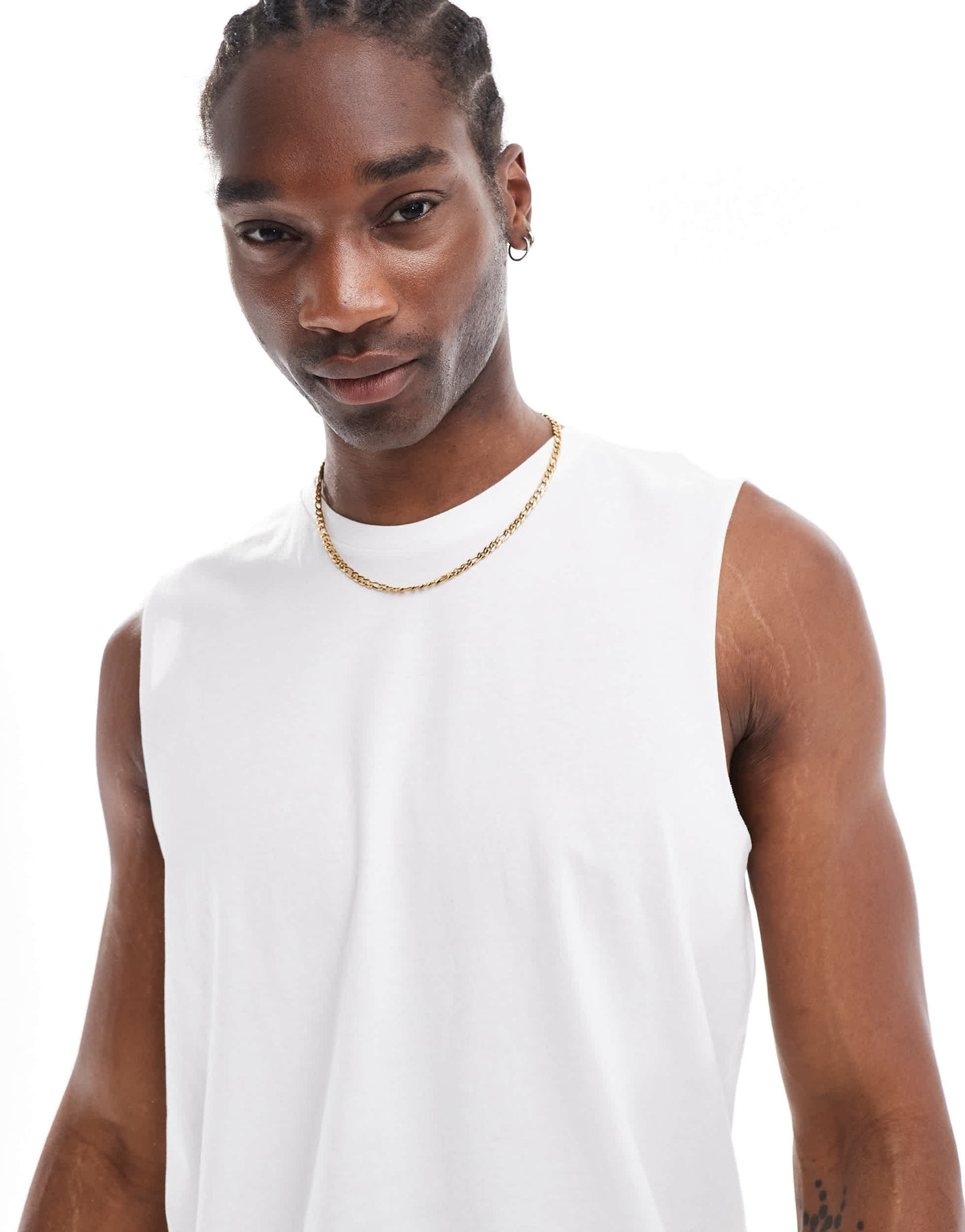 Cotton  On Muscle in white