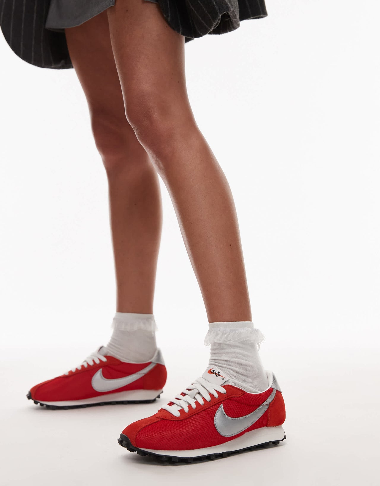 Nike LD-1000 trainers in red and silver