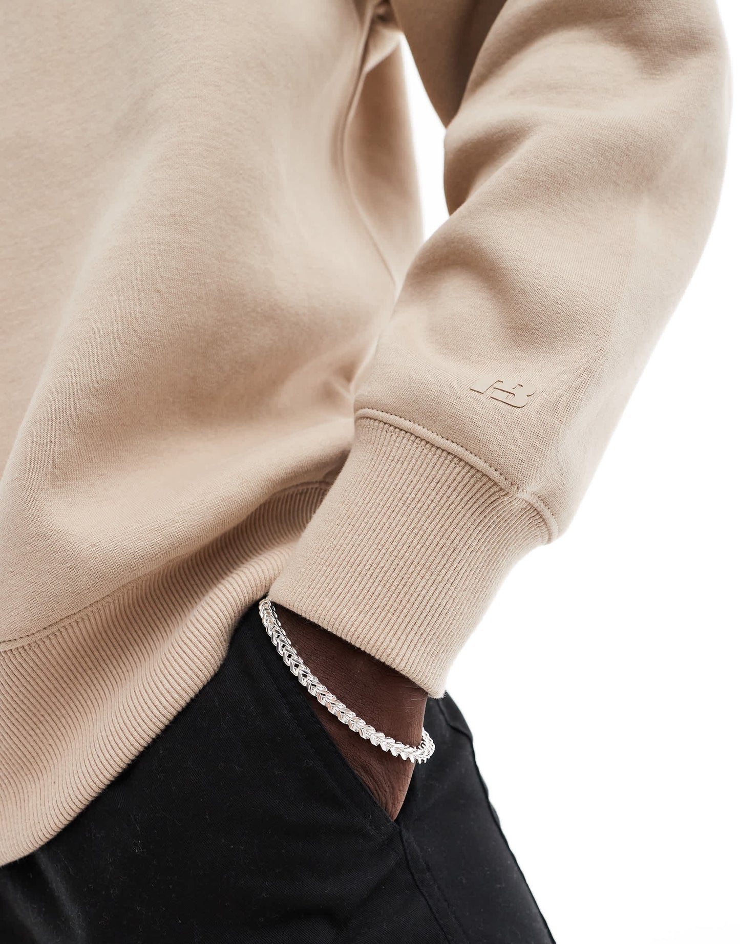 Pull&Bear sweatshirt in beige