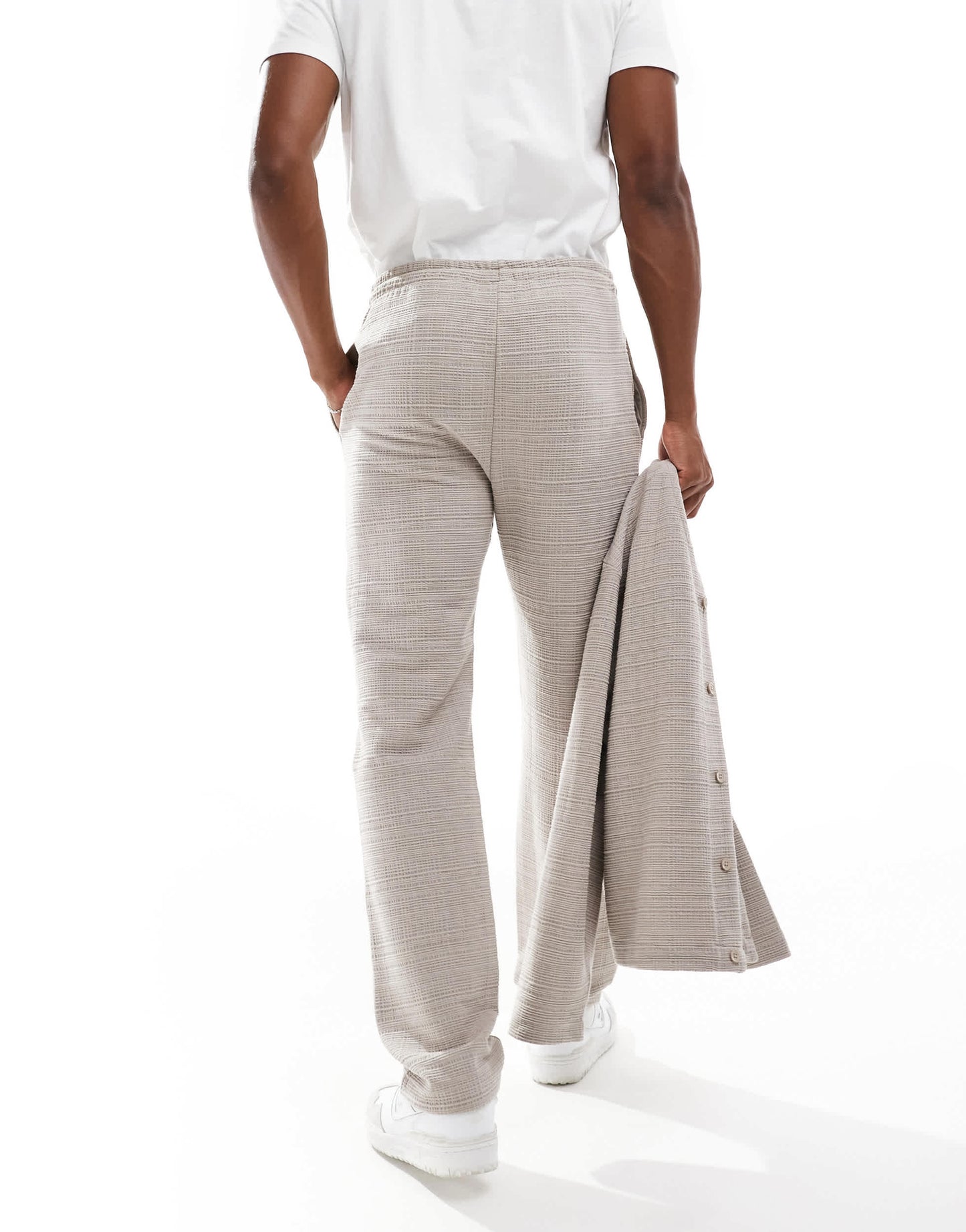 ASOS DESIGN oversized co-ord jogger in beige