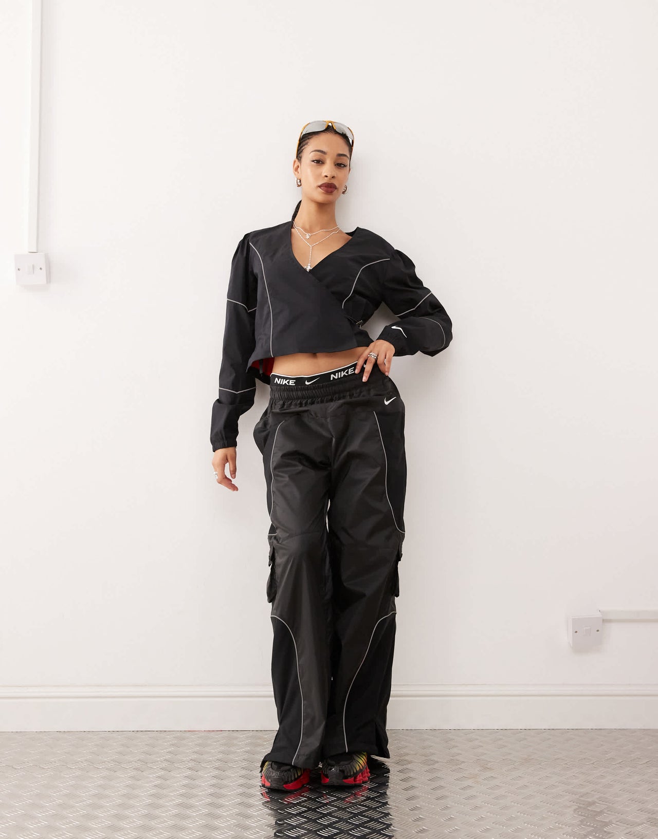 Nike x Tega blazer in black