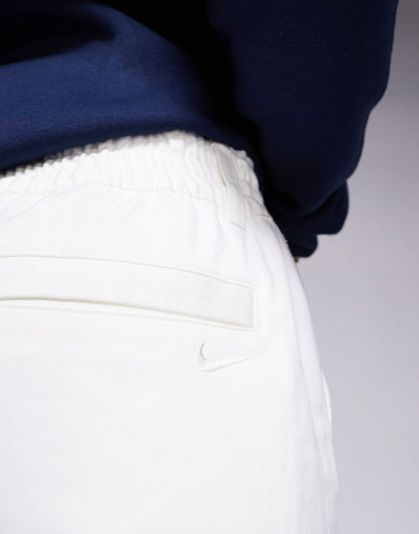 Nike wide leg trousers in cream