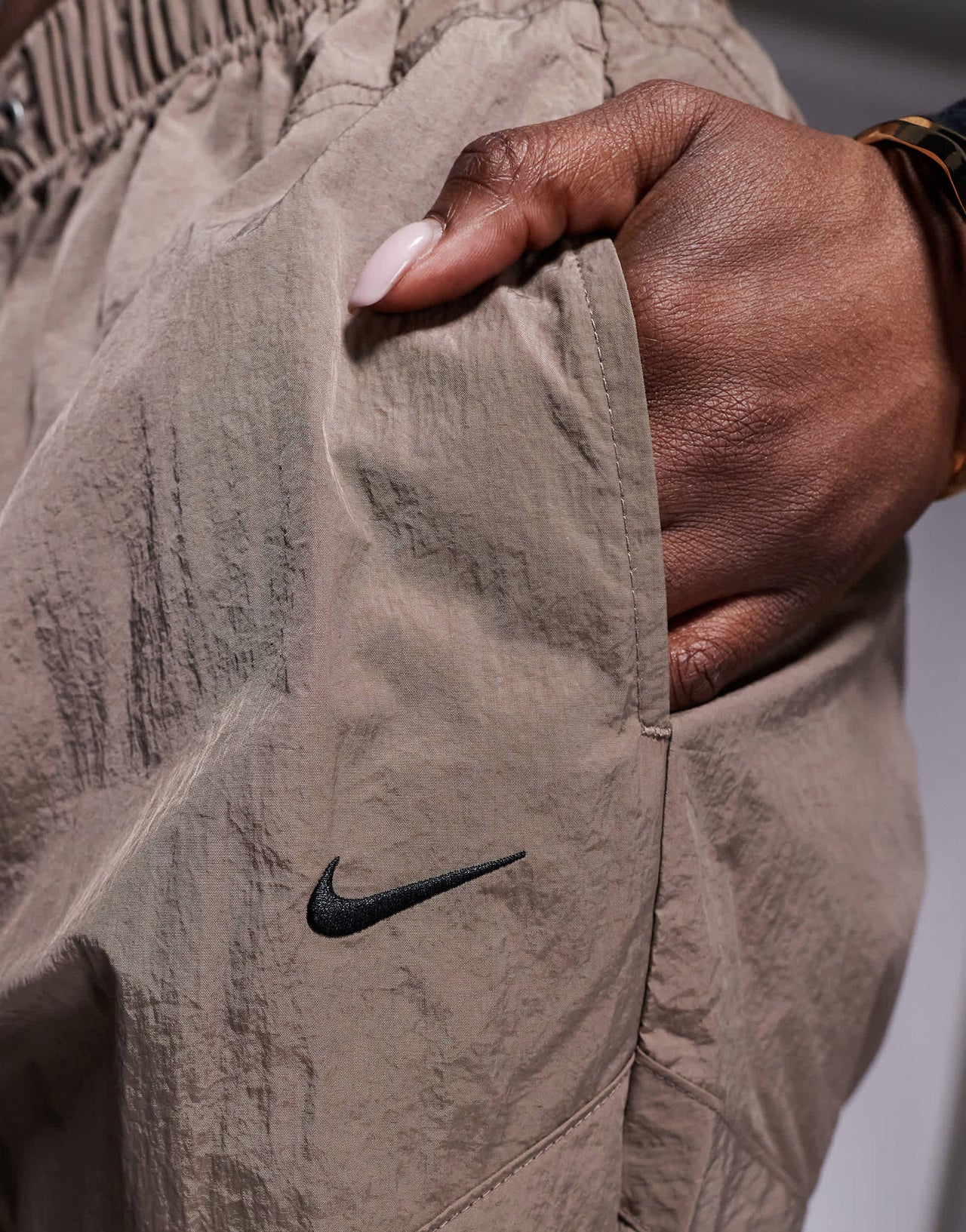 Nike Street woven straight leg trousers in khaki
