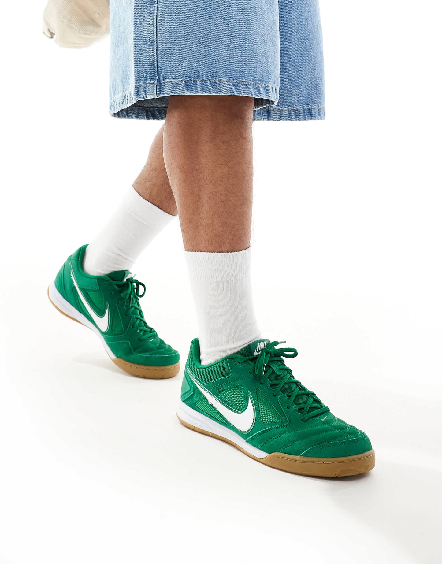 Nike Gato suede trainers in green