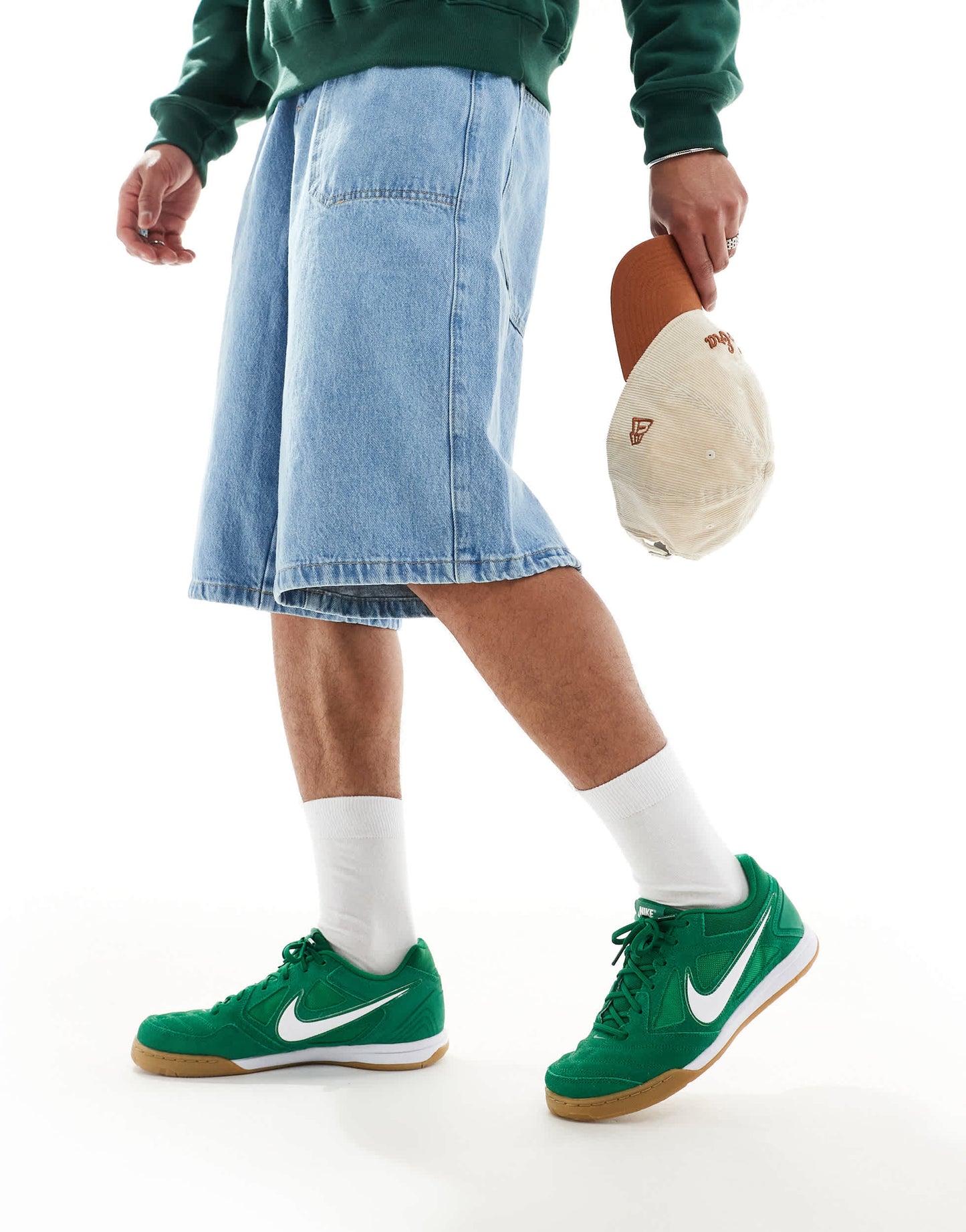 Nike Gato suede trainers in green