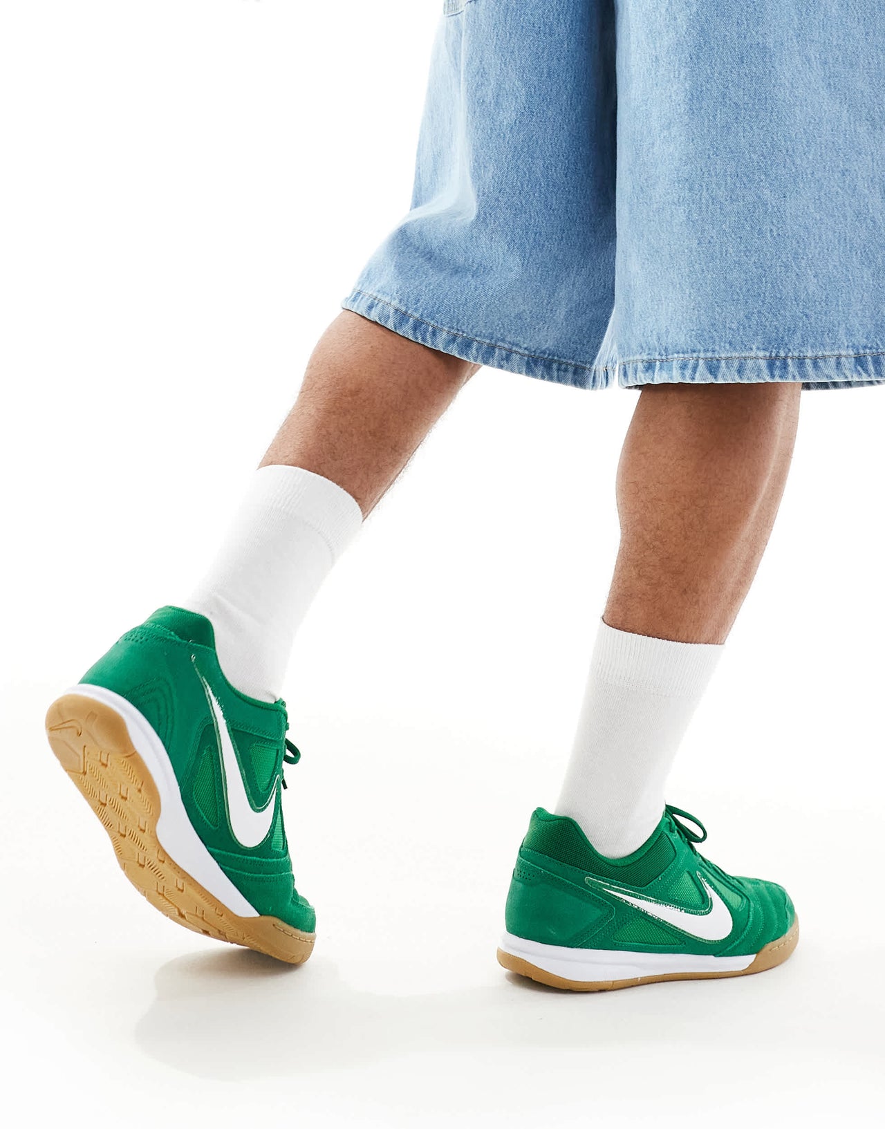 Nike Gato suede trainers in green