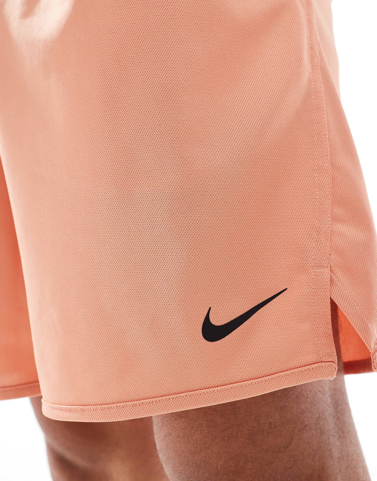 Nike Training Totality Dri-FIT knit 7inch shorts in apricot