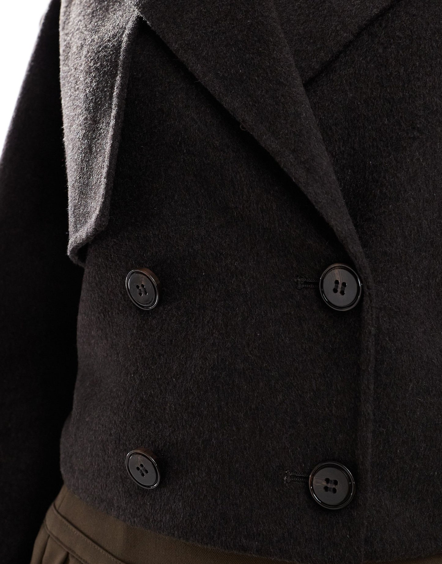 Ever New formal short coat in deep brown