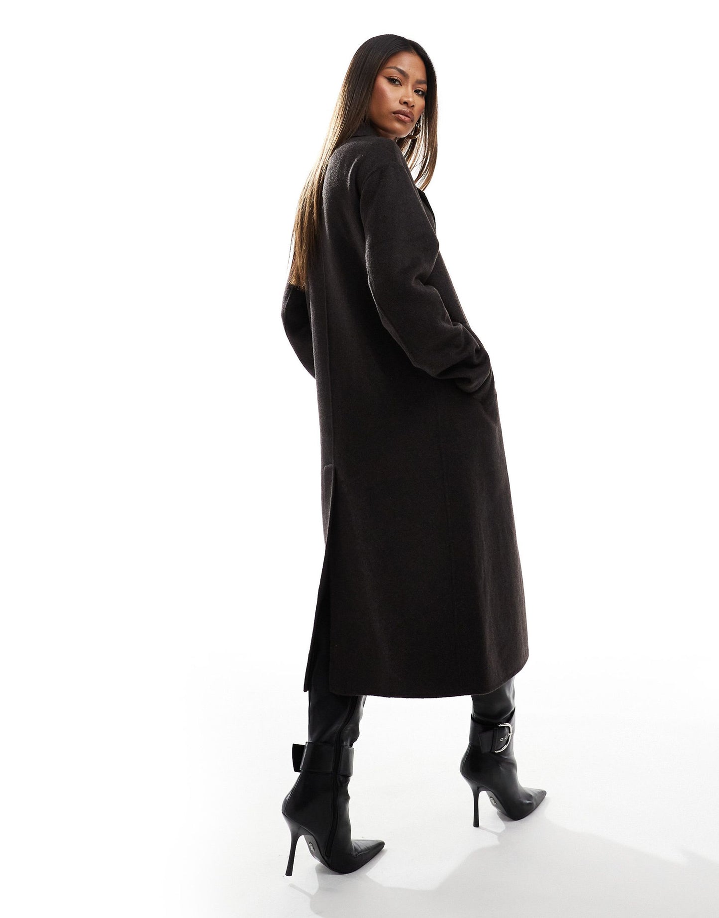 Ever New formal coat in deep brown