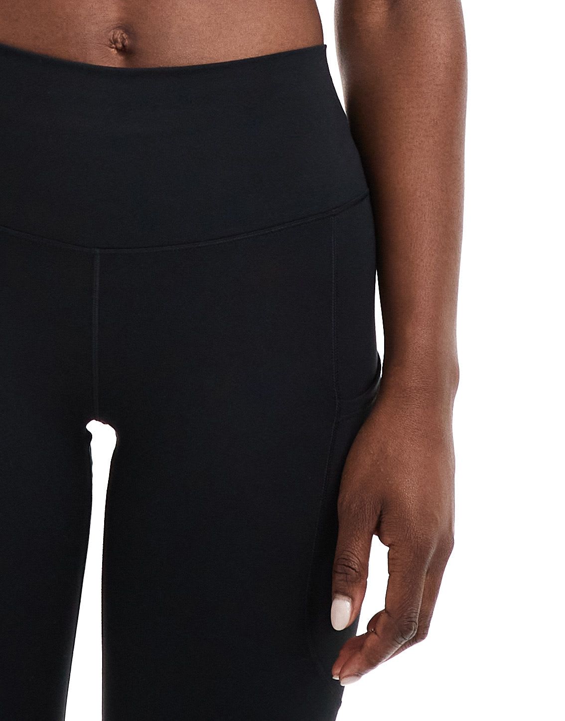 Nike One Training Dri-FIT high waisted pocket 7/8 leggings in black