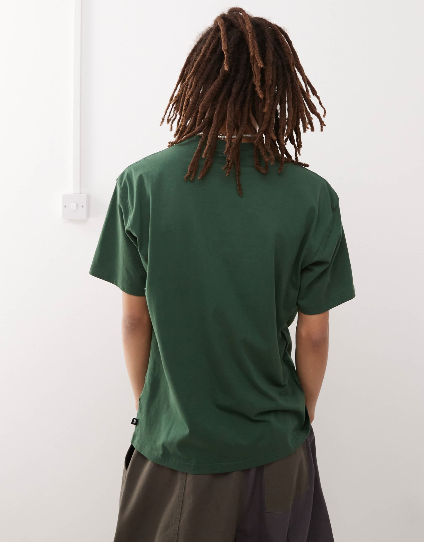 Nike SB centre logo t-shirt in green