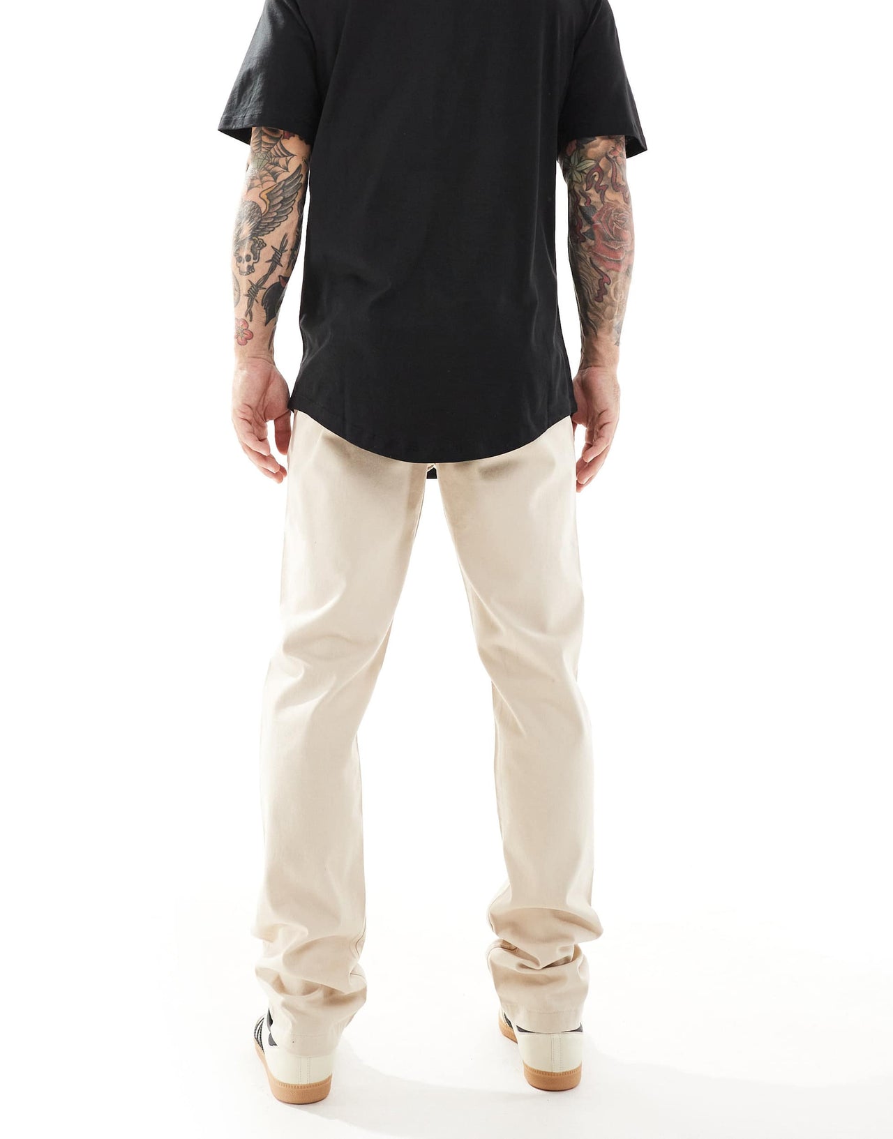 French Connection smart chino trousers in stone