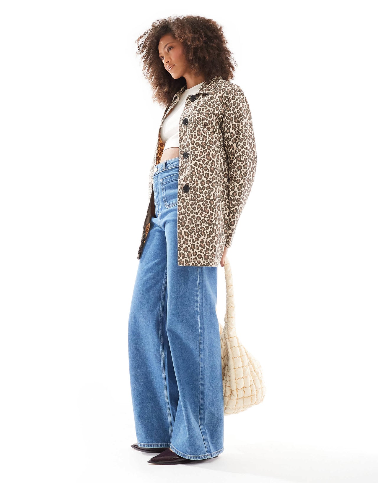 Cotton On formal jacket in leopard print