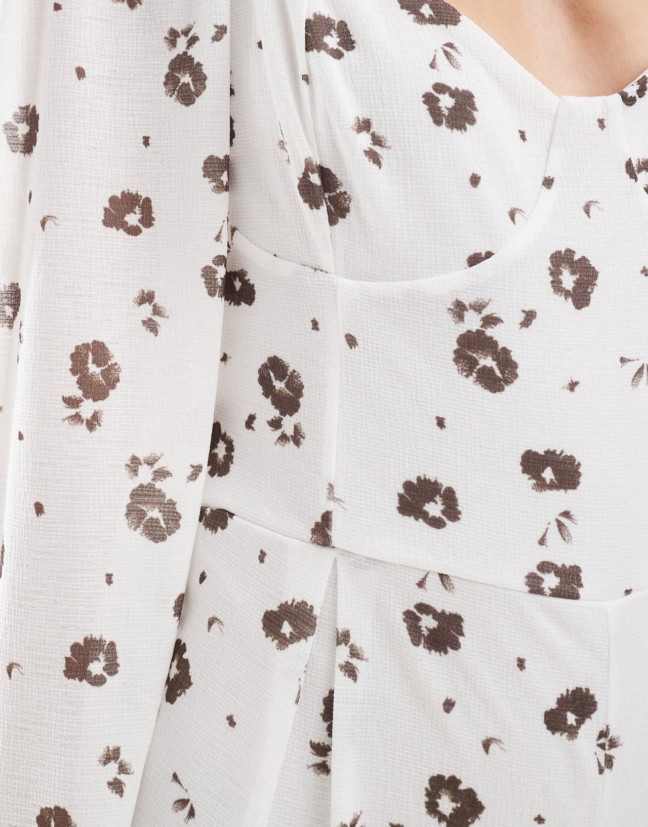 Reclaimed Vintage western playsuit in ditsy print