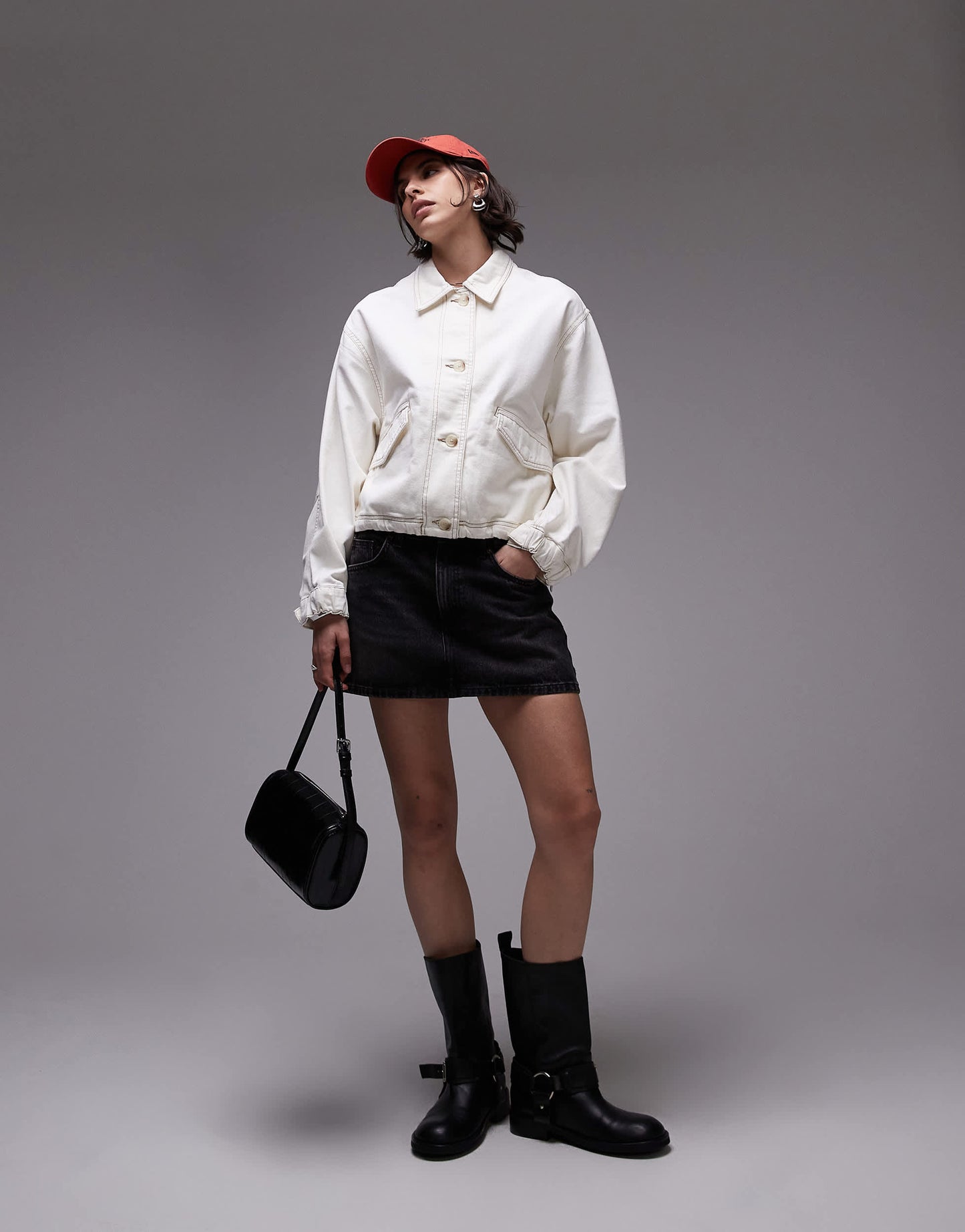 Levi's denim utility jacket in cream