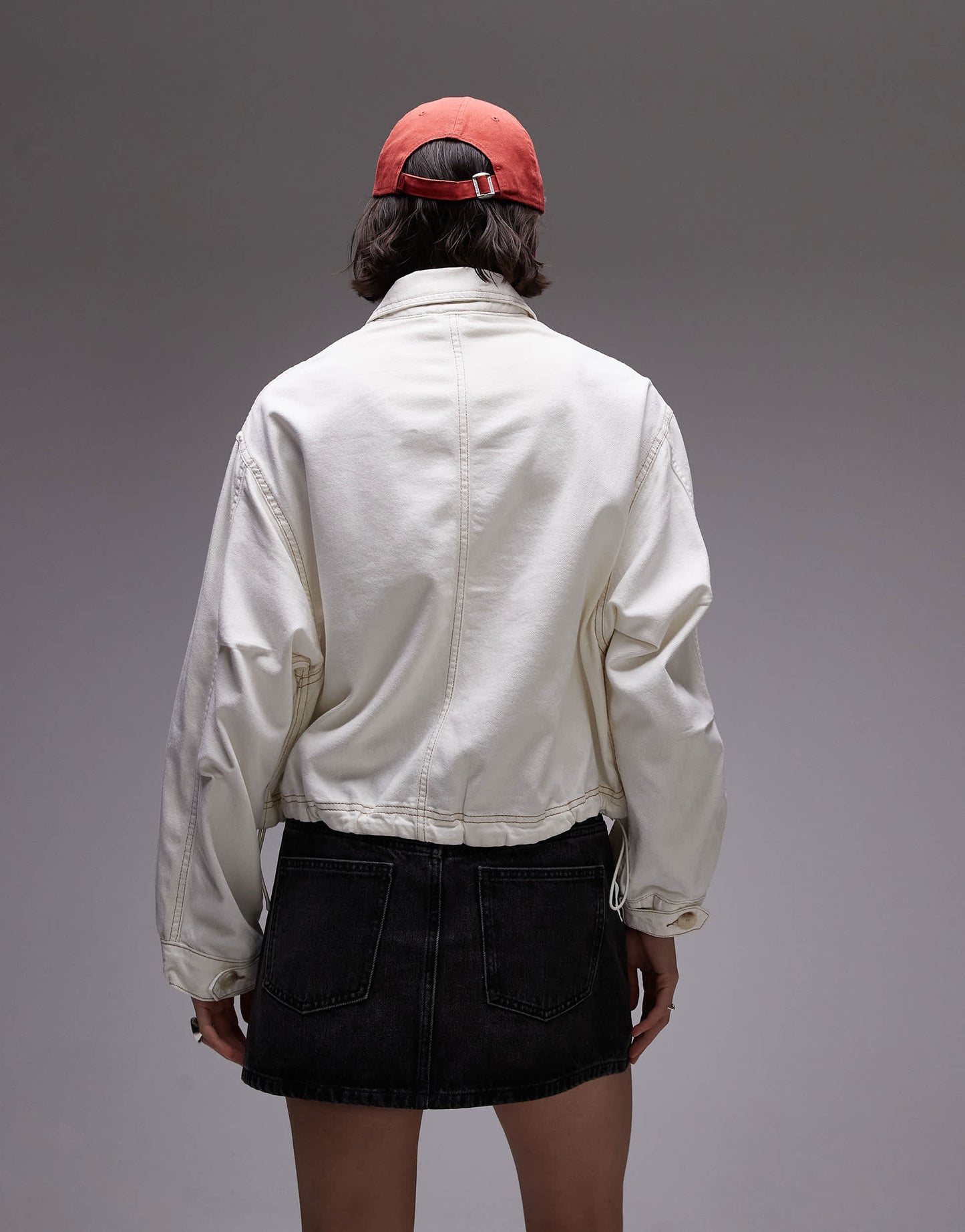 Levi's denim utility jacket in cream