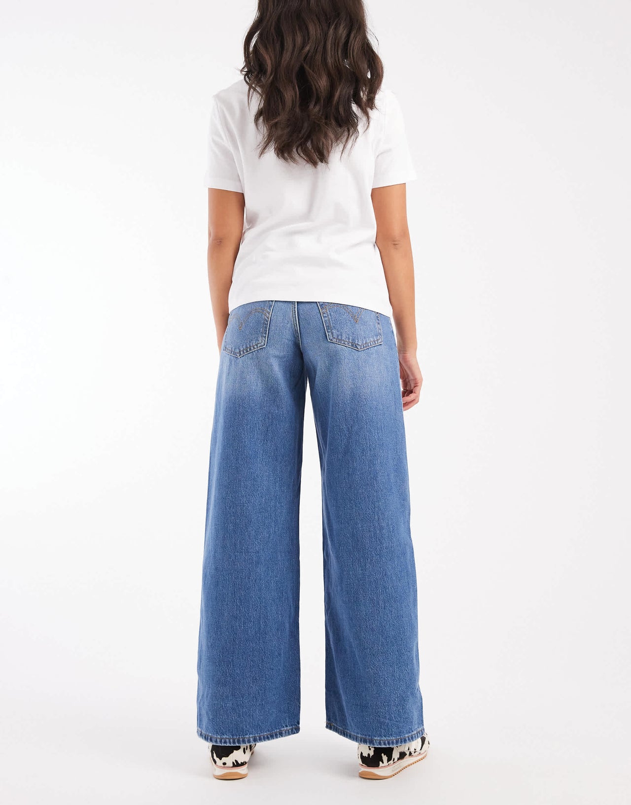Levi's '94 baggy wide leg jeans in mid blue wash