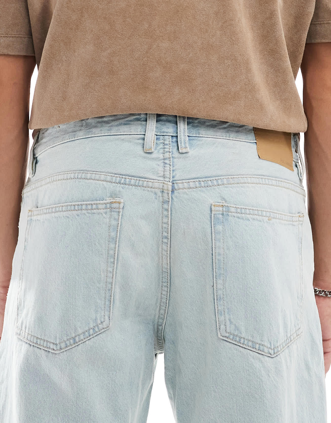 Pull&Bear standard fit jeans in light blue