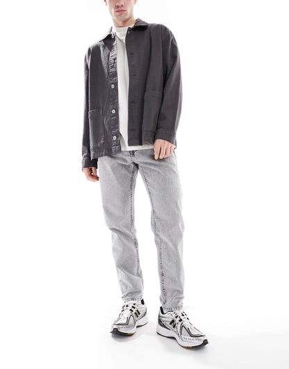 Pull&Bear standard fit jeans in grey
