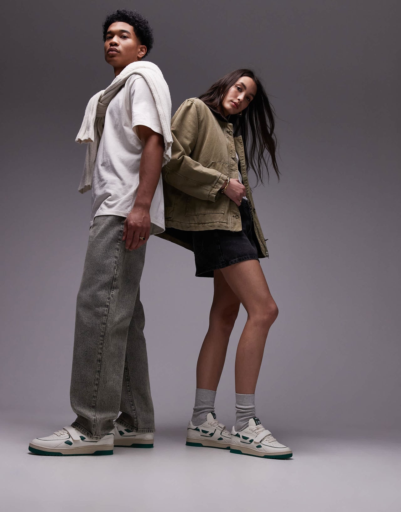 Saye unisex M92 Bold trainer in green