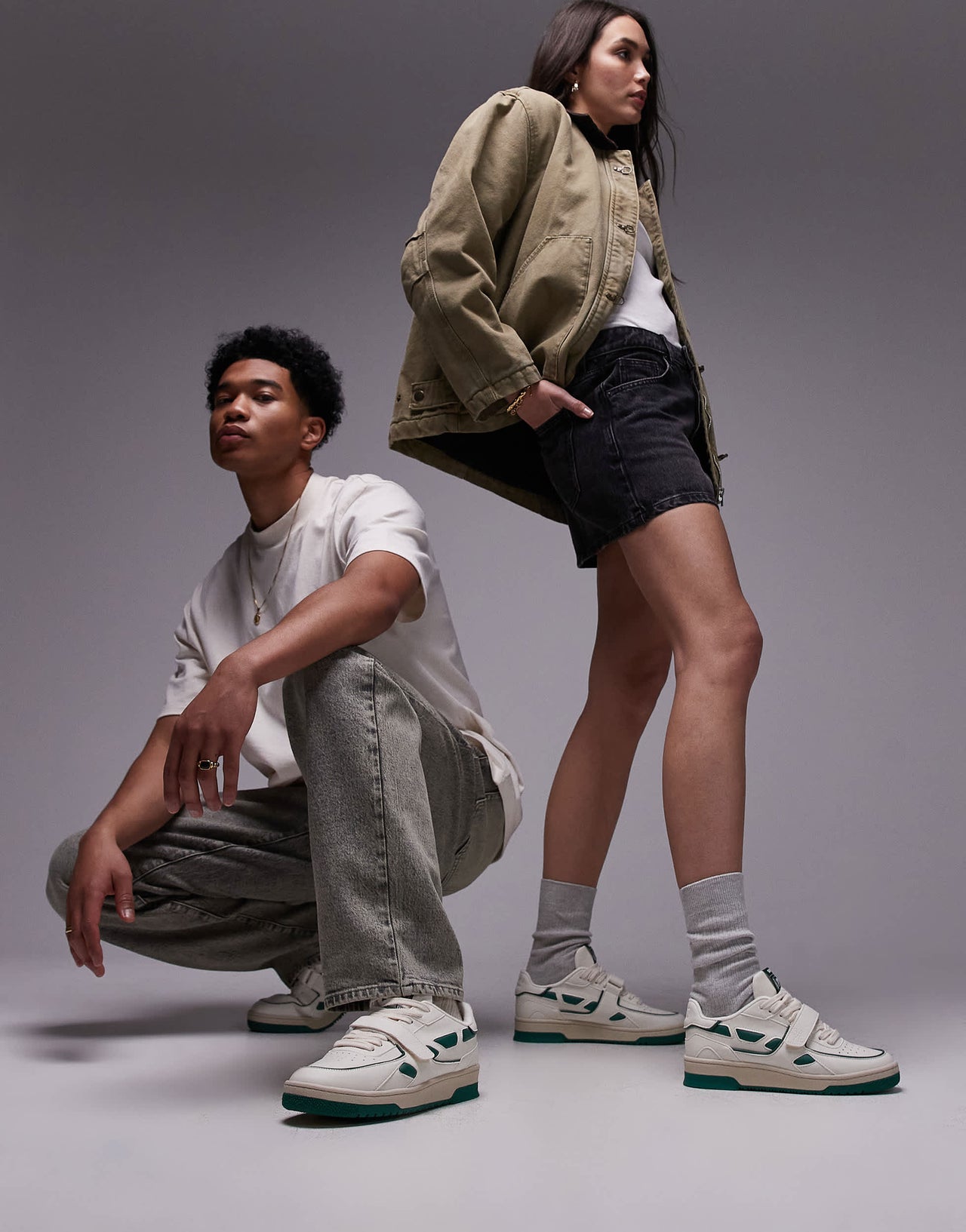 Saye unisex M92 Bold trainer in green