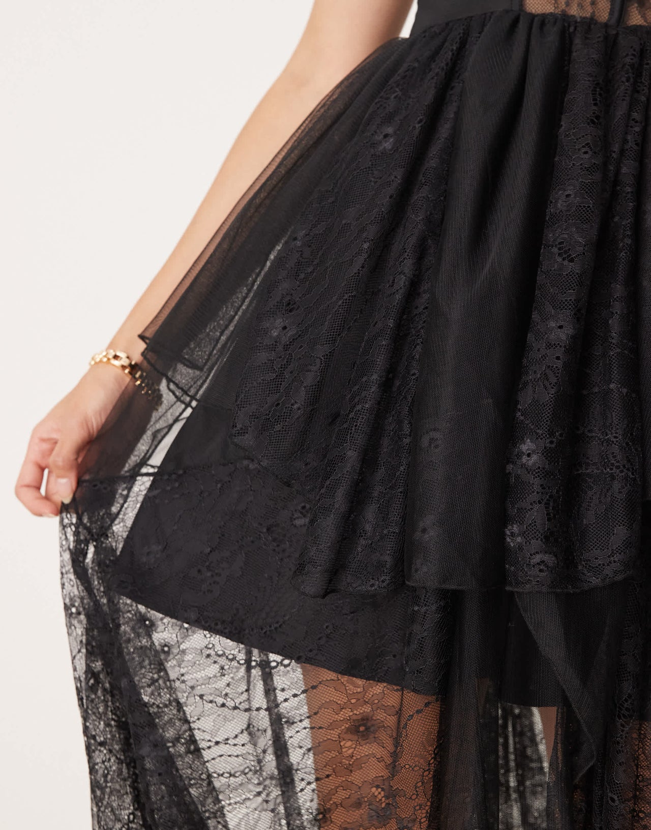 Miss Selfridge lace bow detail dress