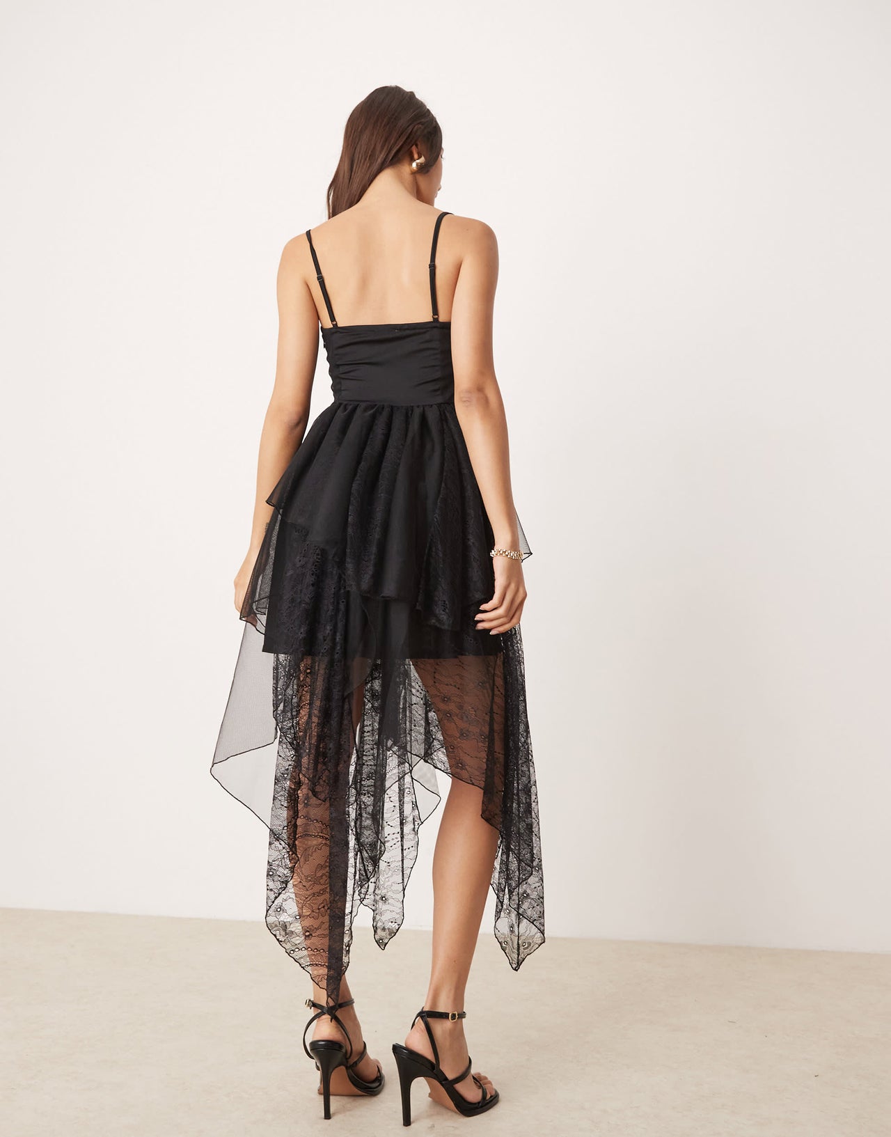 Miss Selfridge lace bow detail dress