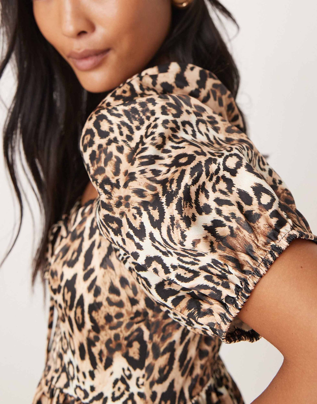 Miss Selfridge Petite animal mini dress