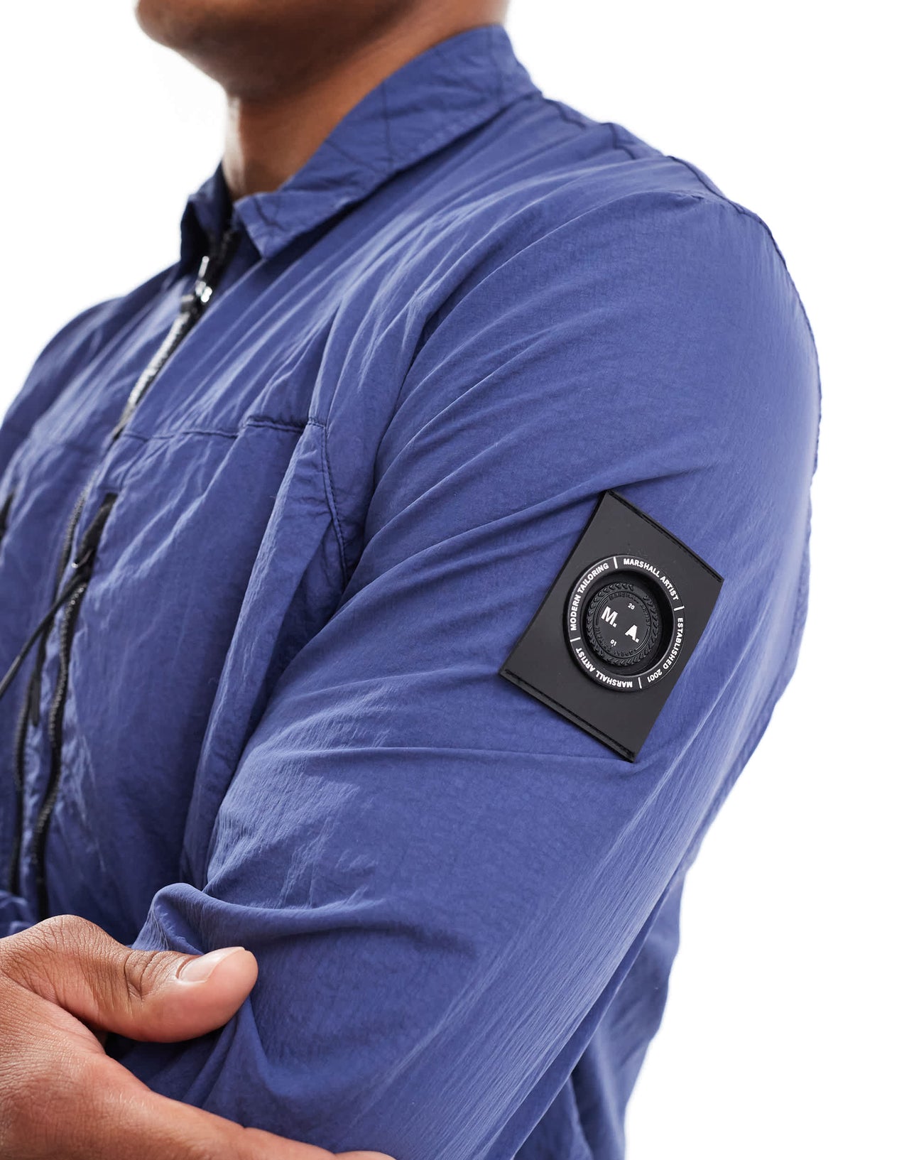 Marshall Artist nova overshirt in blue