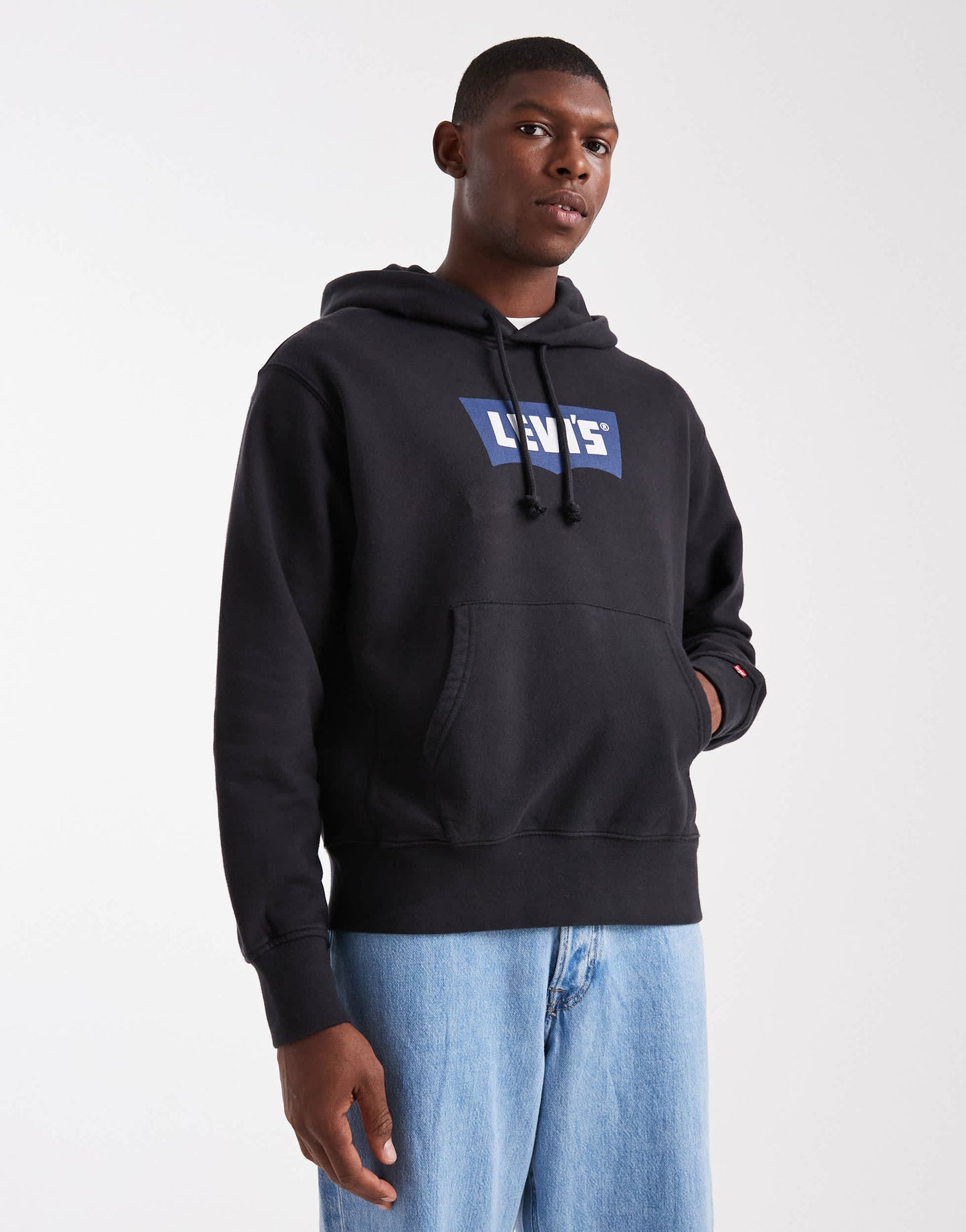 Levi's vintage batwing logo hoodie in black