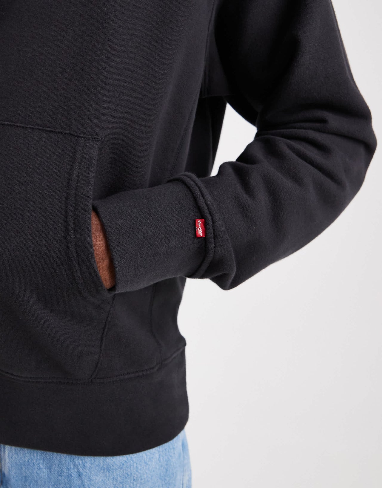 Levi's vintage batwing logo hoodie in black