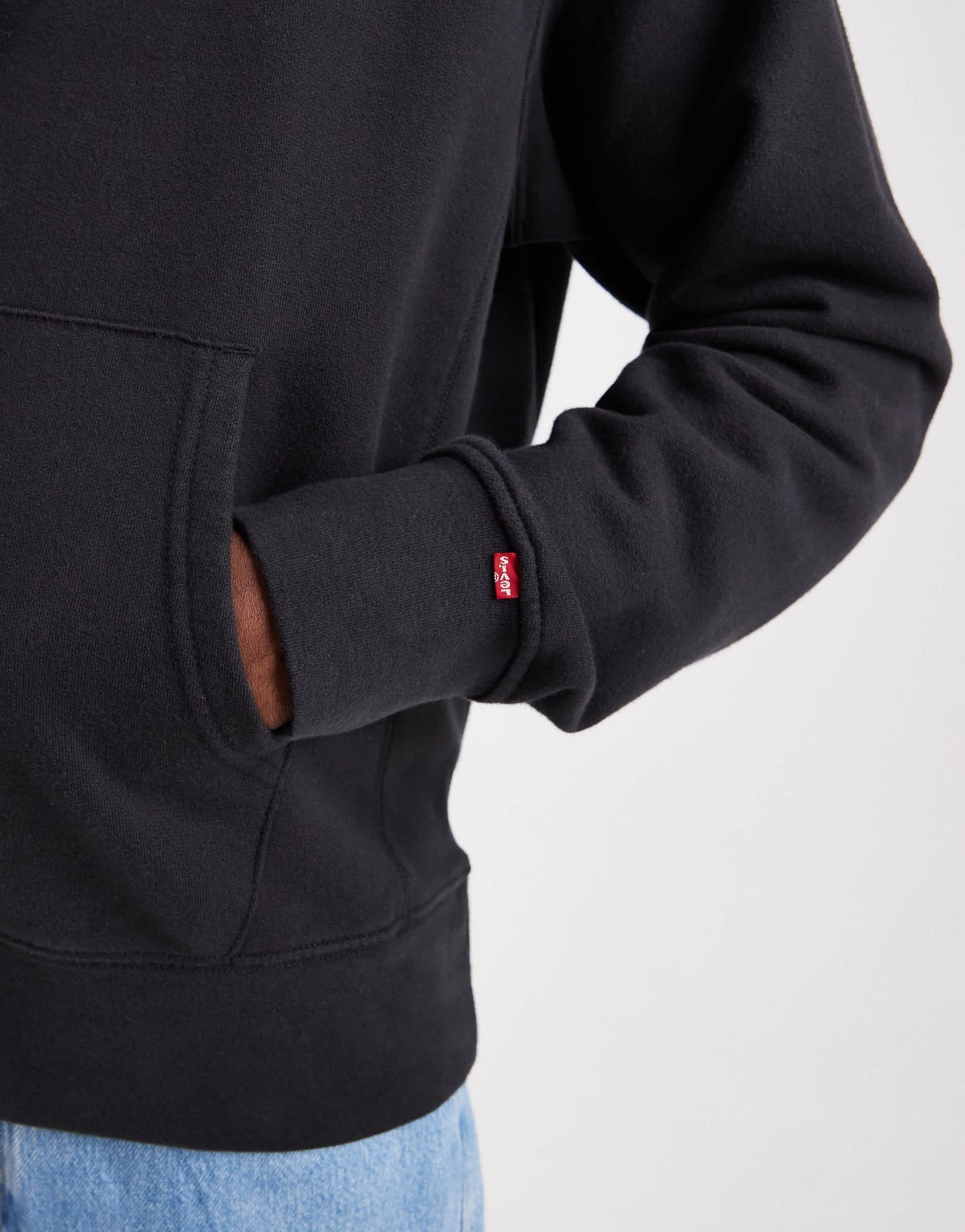 Levi's vintage batwing logo hoodie in black