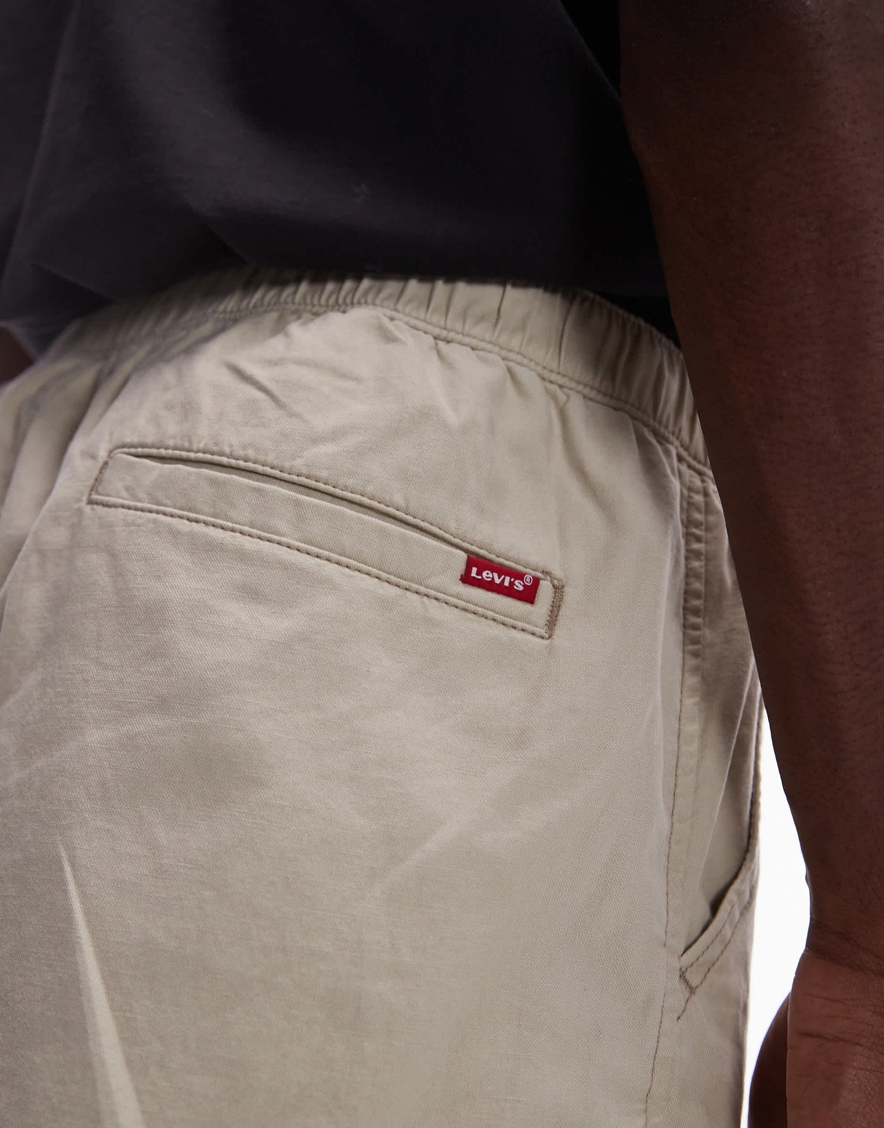 Levi's XX Easy loose cotton linen chinos in beige