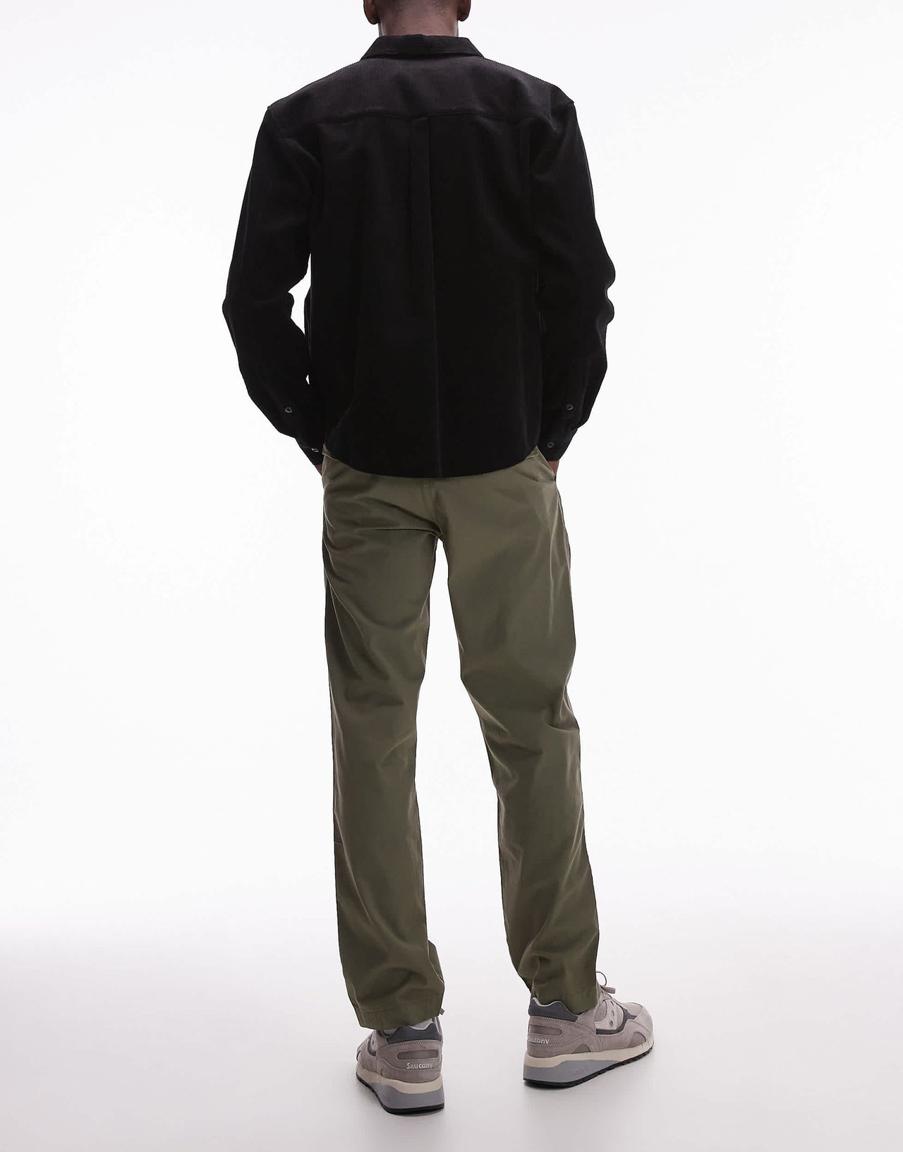 Levi's XX Chino Authentic relaxed garment dye twill trousers in mid green