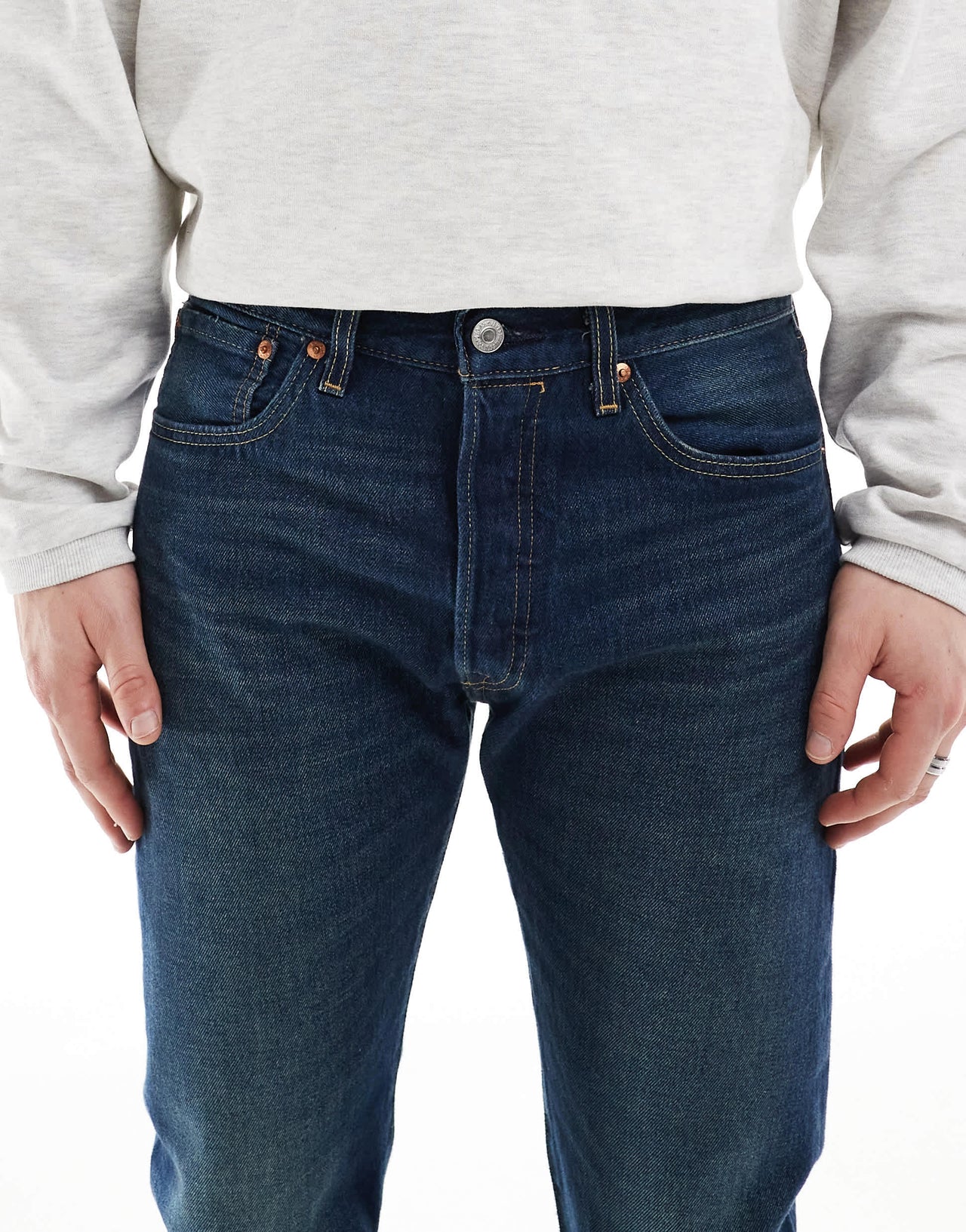 Levi's 501 Original straight jeans in dark wash