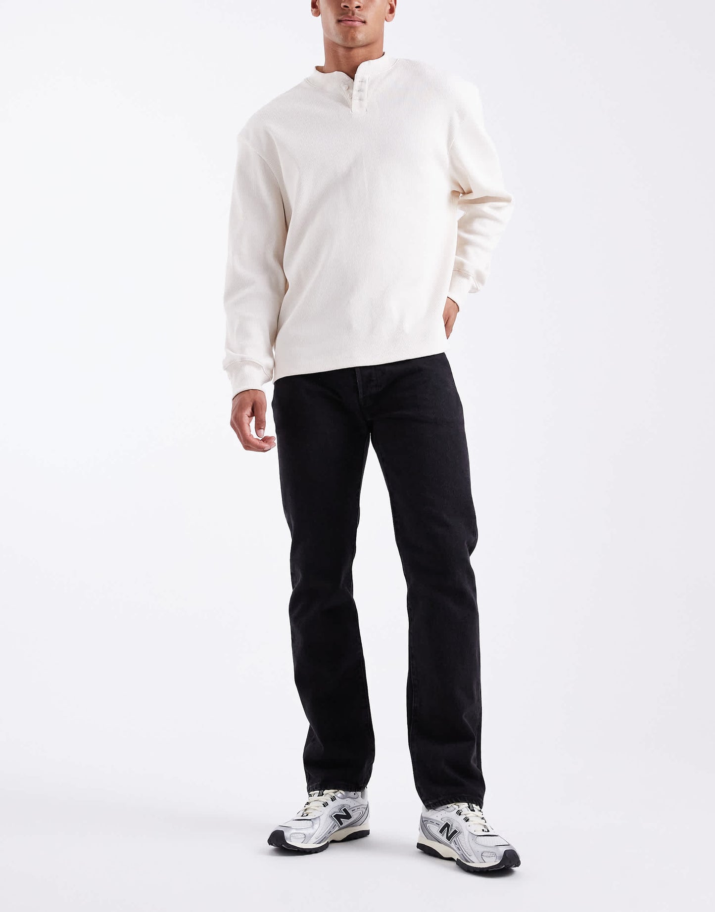 Levi's 501 '93 relaxed straight jeans in black