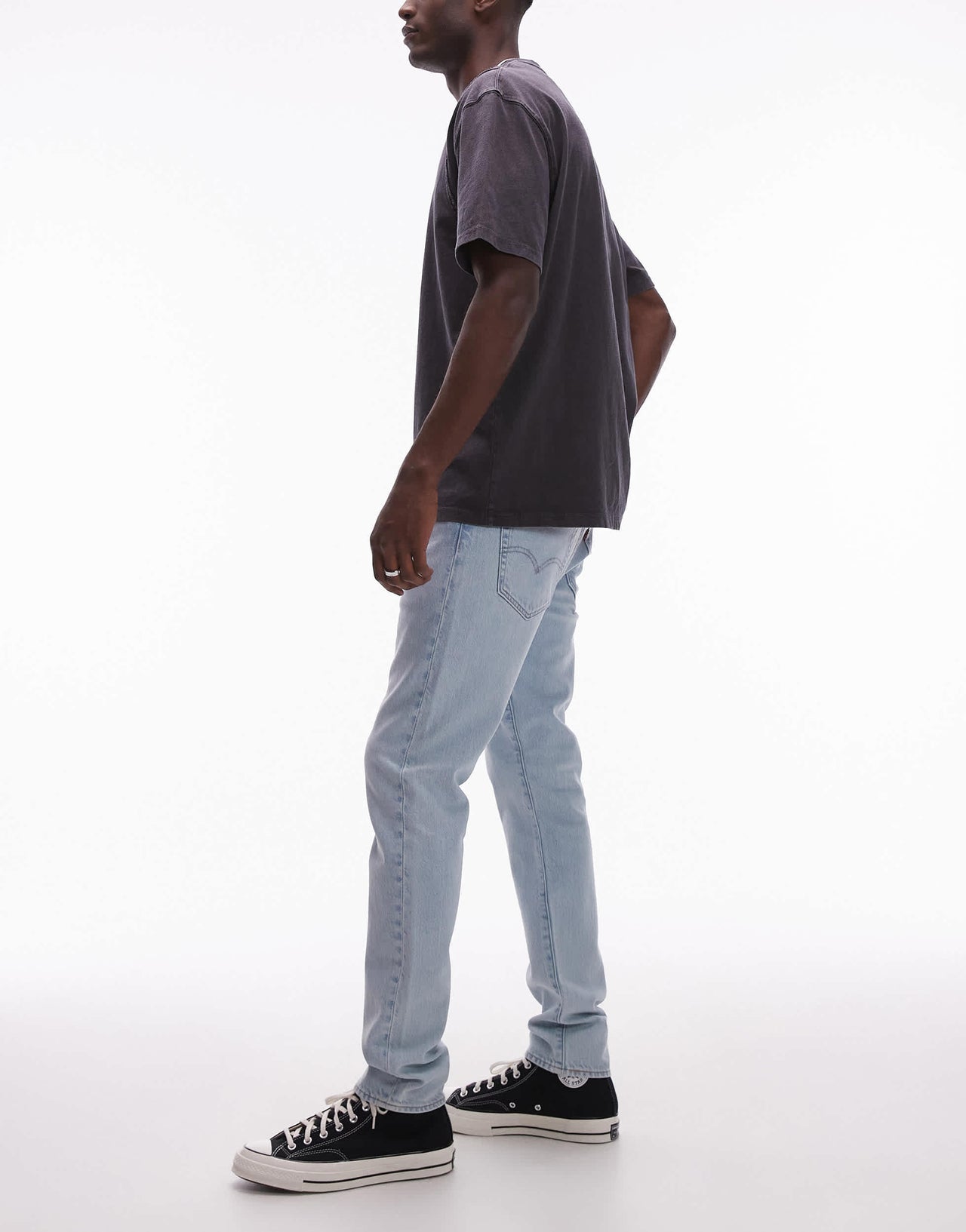 Levi's 512 slim tapered fit jeans in bleach wash