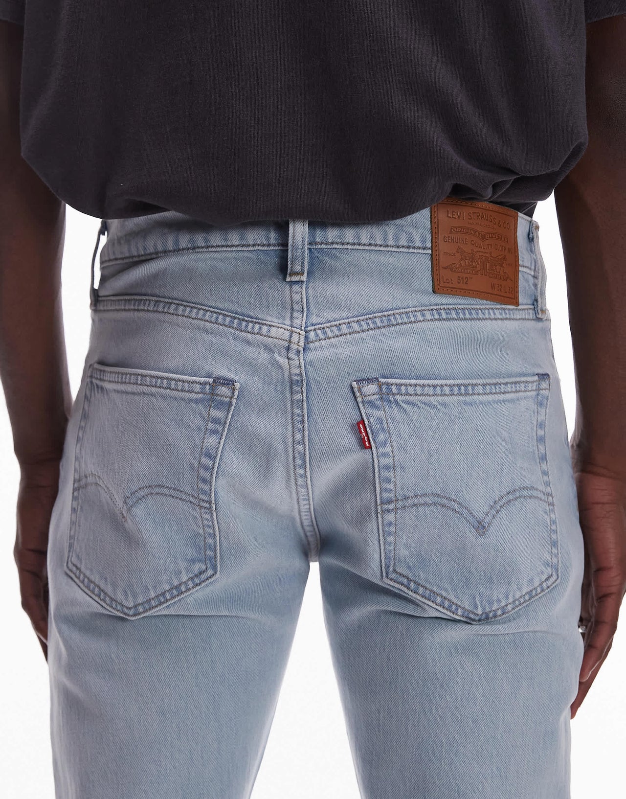 Levi's 512 slim tapered fit jeans in bleach wash