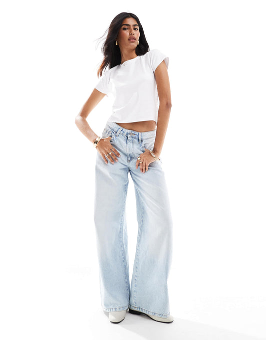 Cotton:On Relaxed wide jean in blue