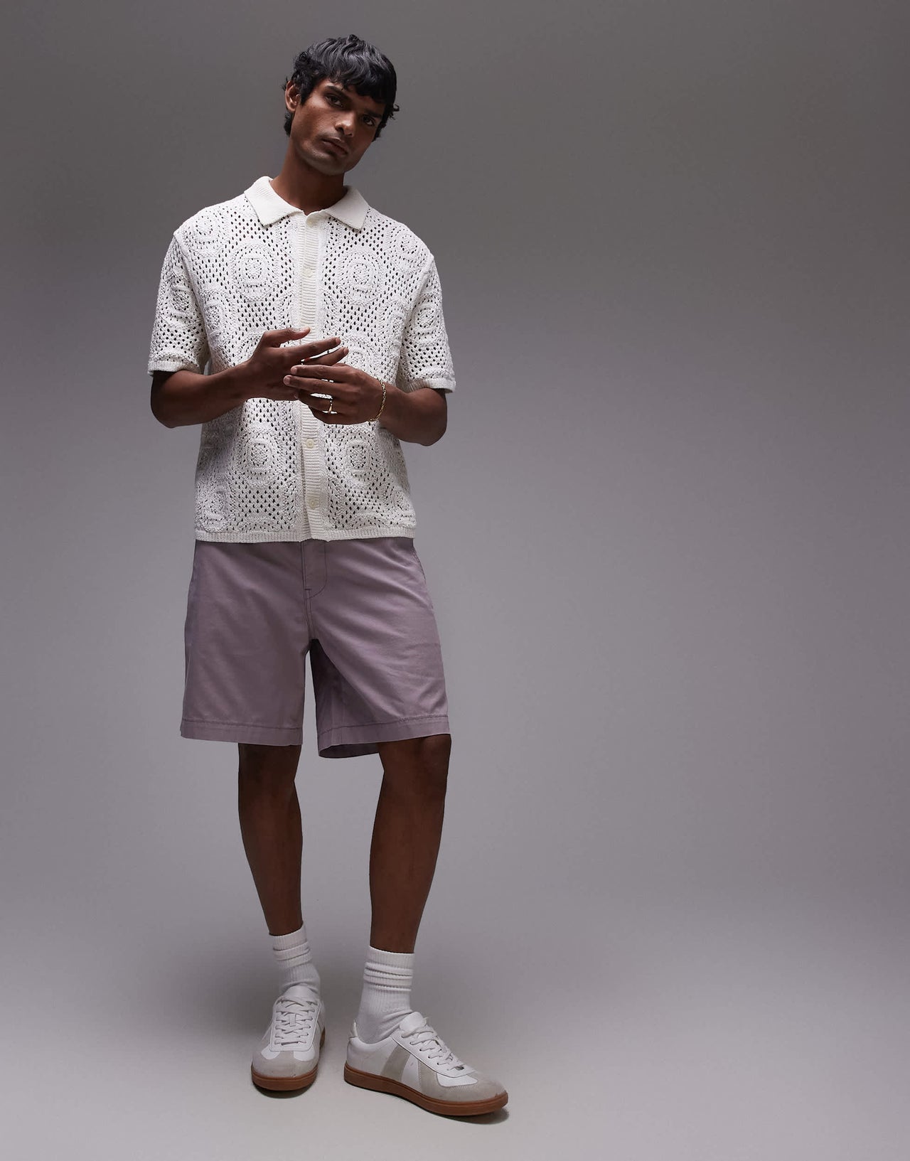 Levi's XX Authentic relaxed twill chino shorts in lilac