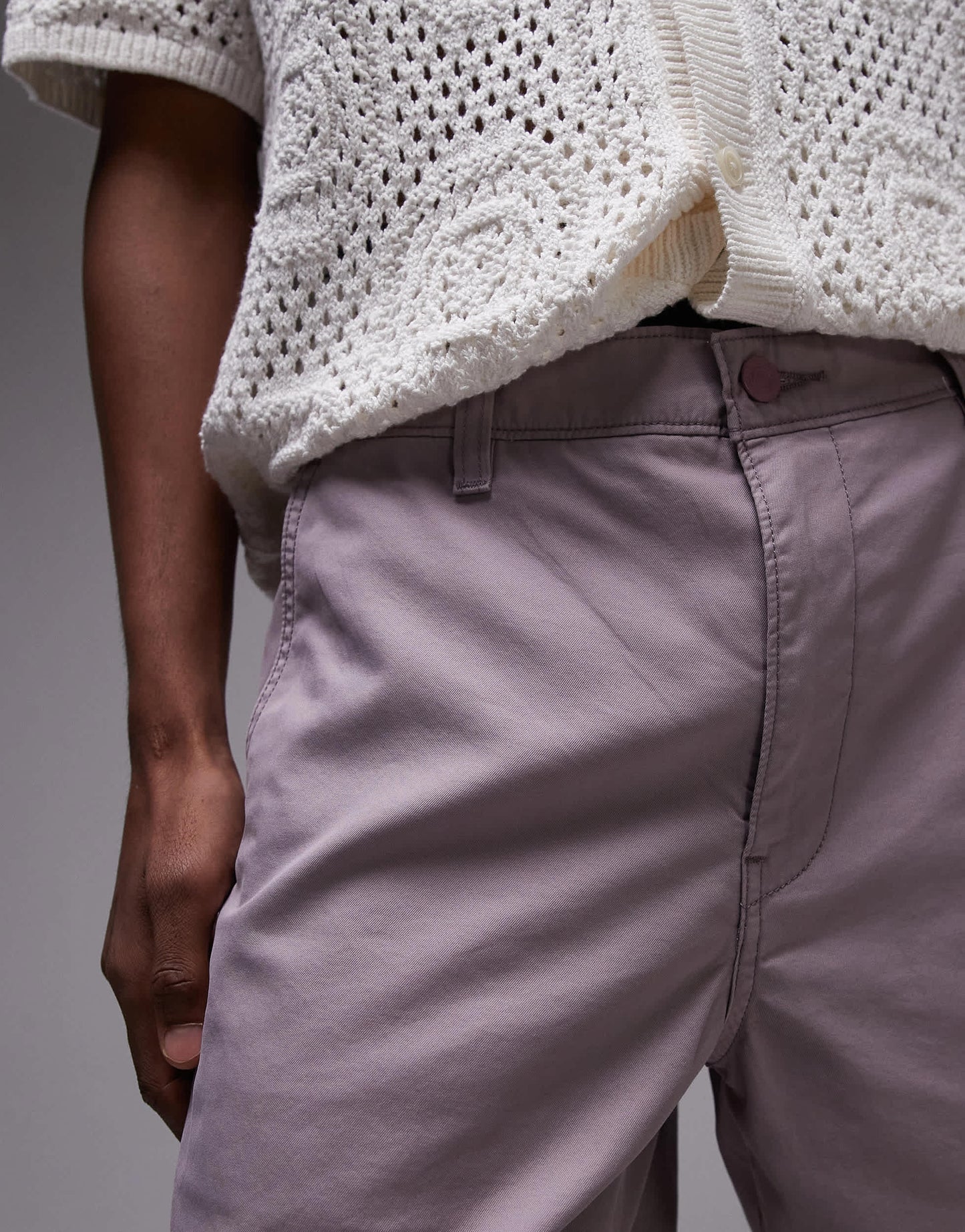 Levi's XX Authentic relaxed twill chino shorts in lilac