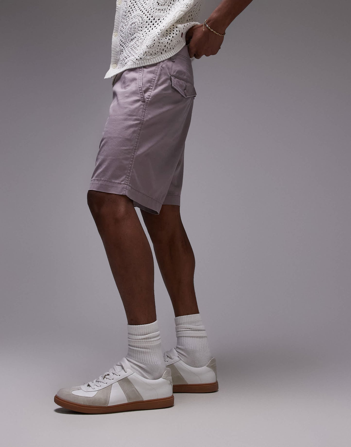 Levi's XX Authentic relaxed twill chino shorts in lilac