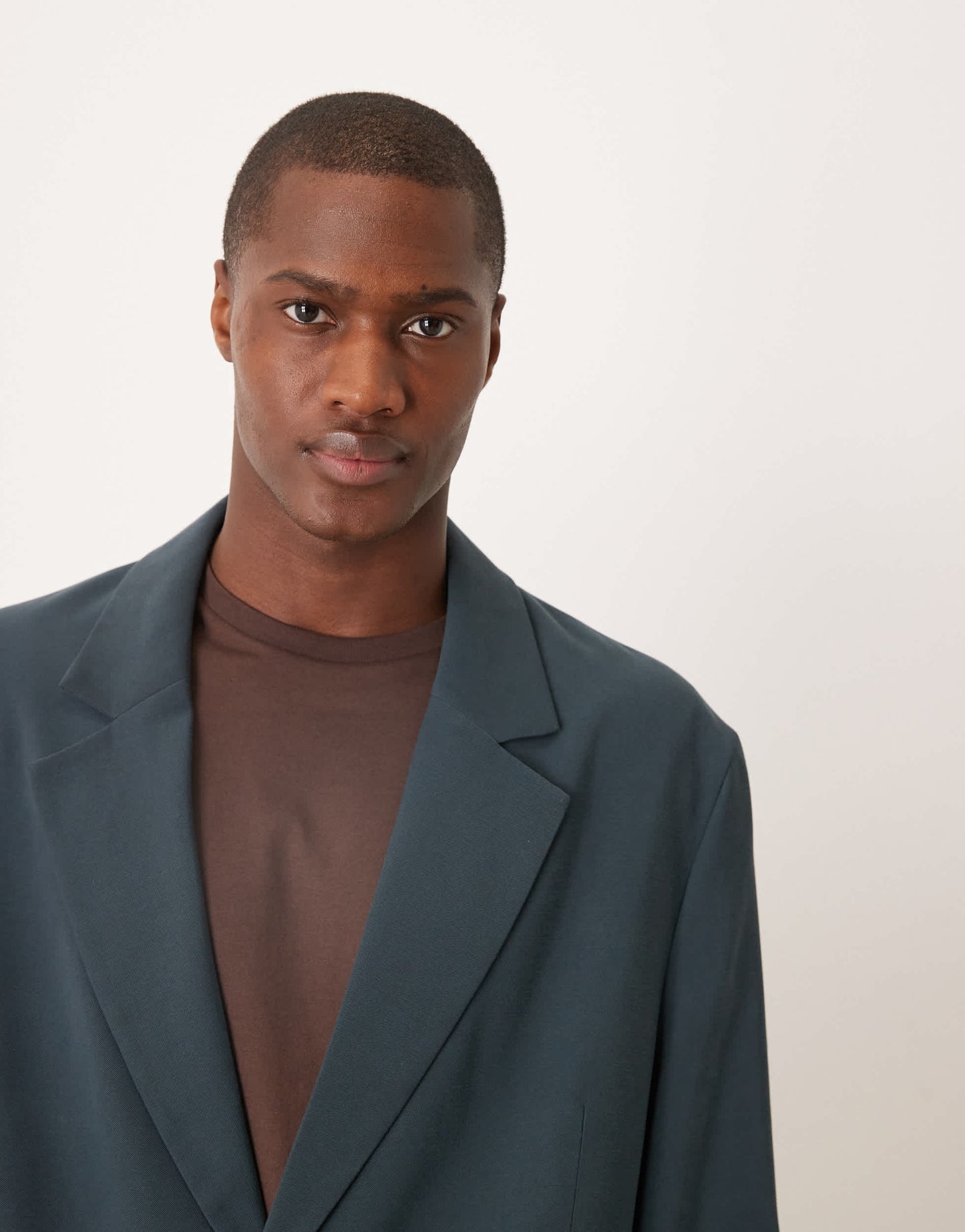 ASOS DESIGN slouchy oversized suit jacket in blue