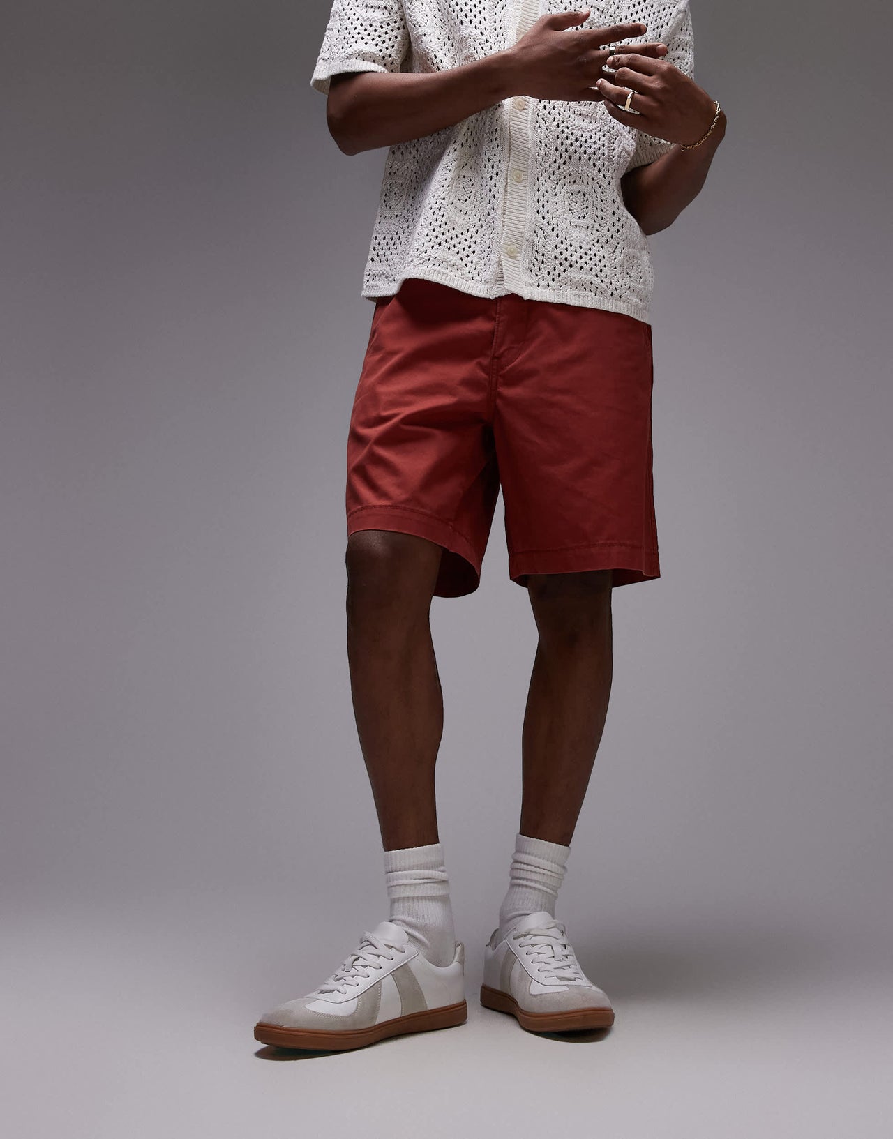 Levi's XX Authentic relaxed twill chino shorts in red