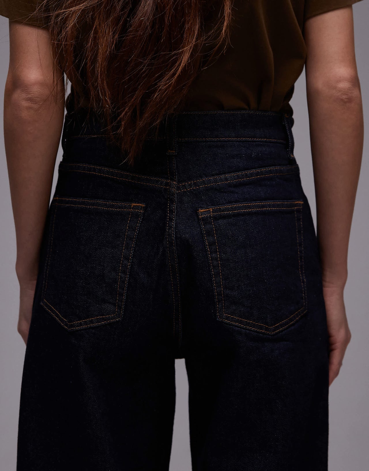 ARKET Lupine high rise wide leg jeans in rinse wash blue