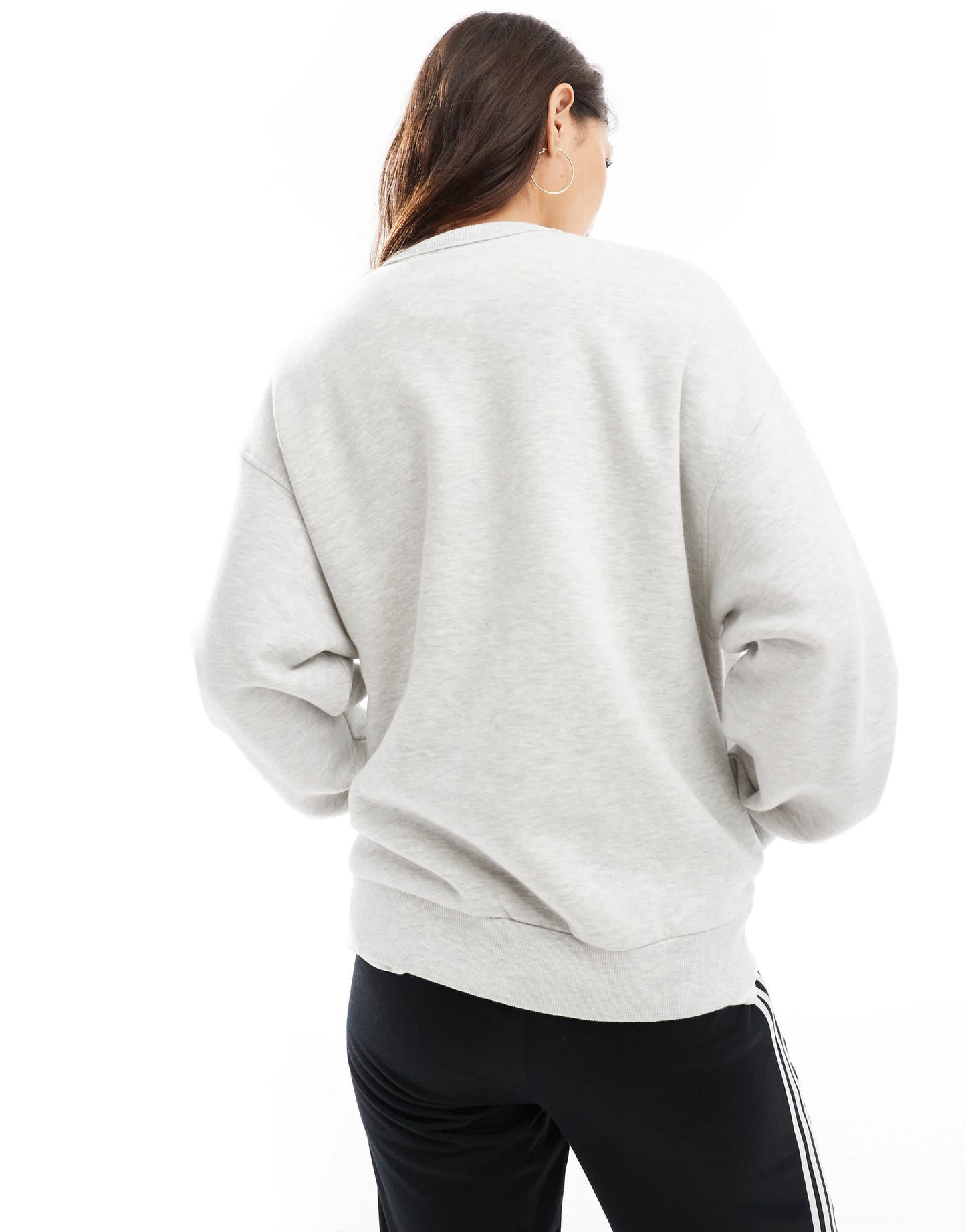 Bershka oversized sweatshirt co-ord in grey