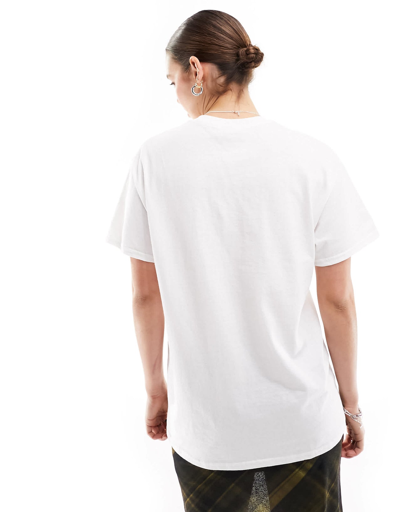 ASOS DESIGN oversized t-shirt with portofino graphic in white