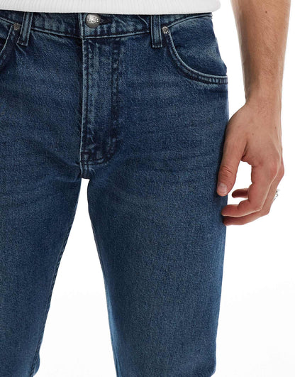 Lee Rider slim straight fit jeans in mid vintage wash