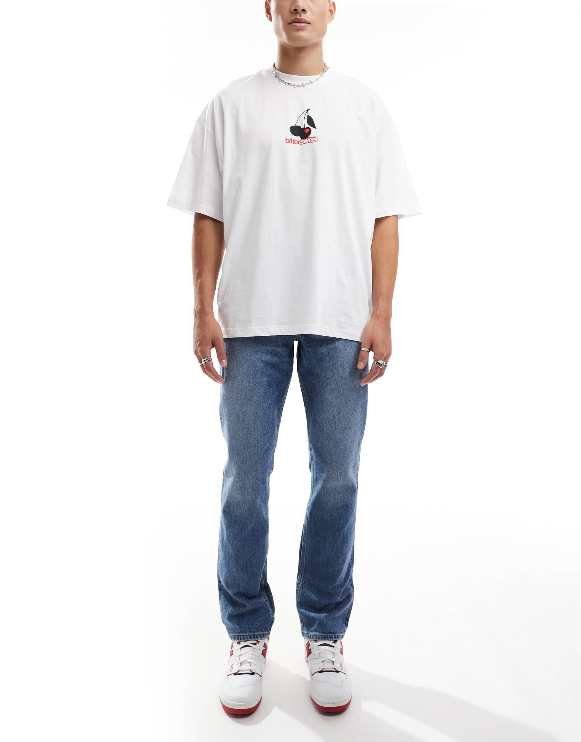 Lee Brooklyn straight fit jeans in mid vintage wash